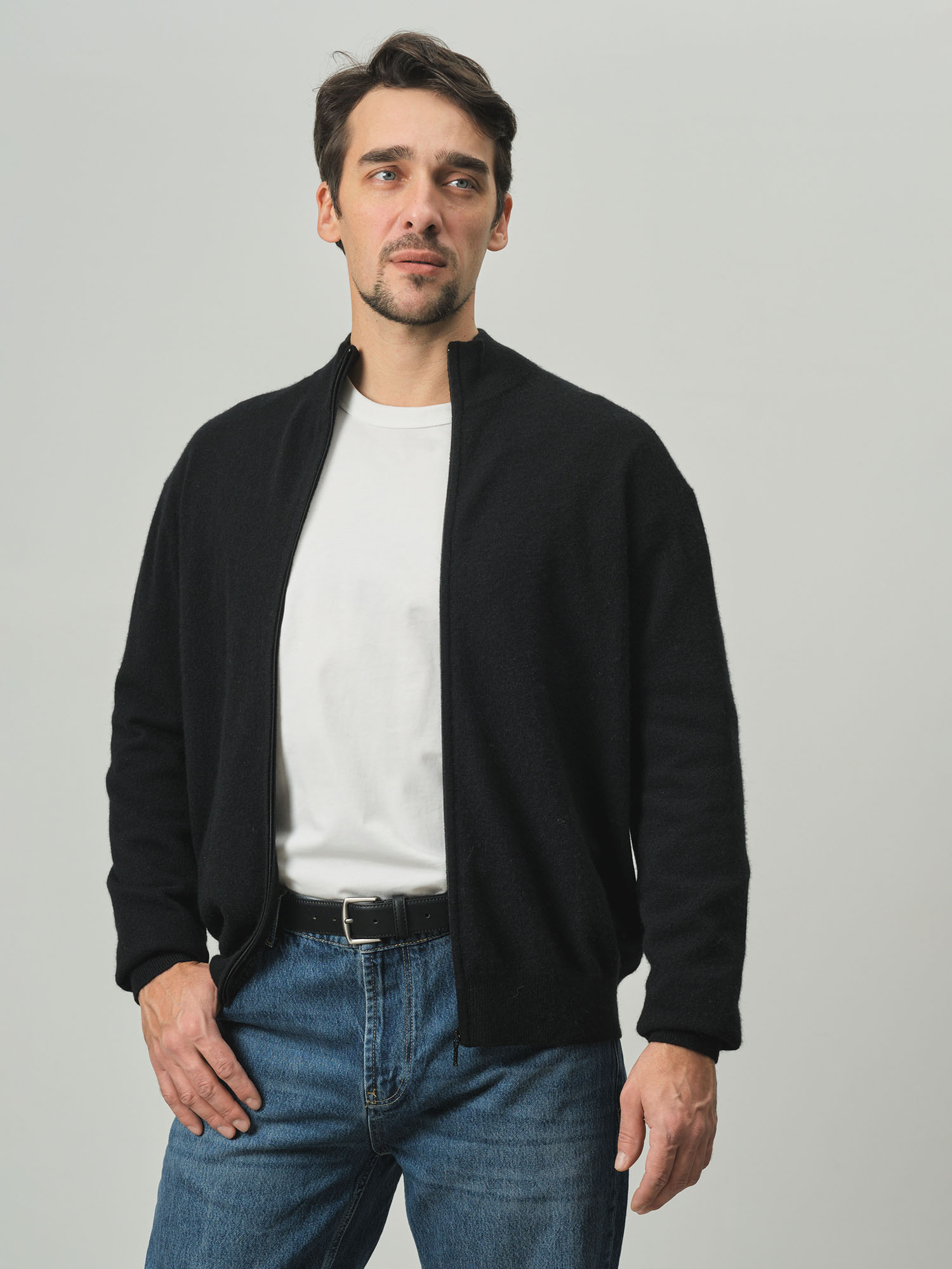 джемпер из пуха яка мужской