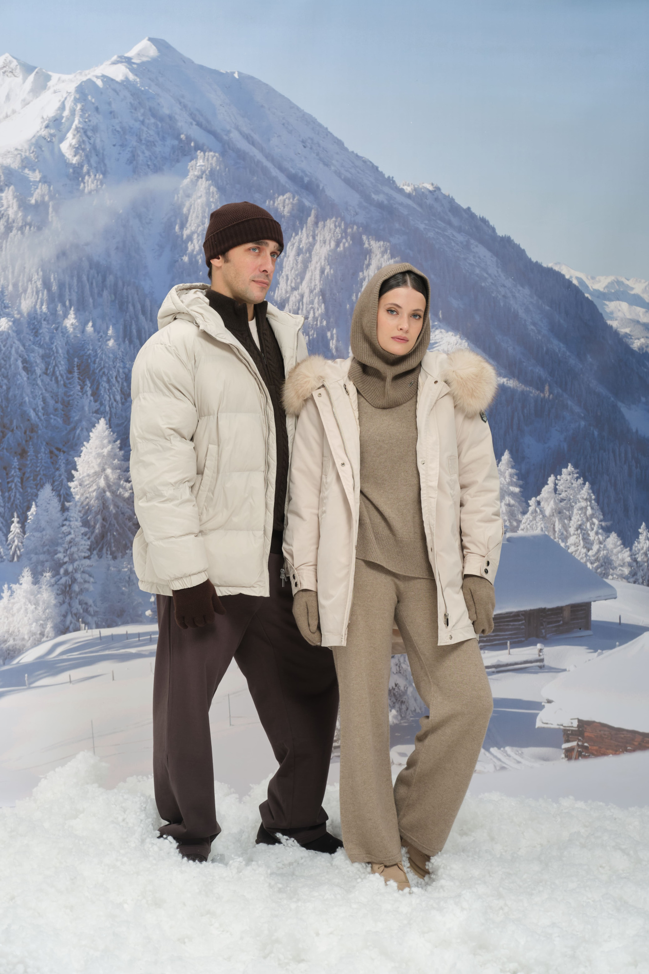 зимний образ с кашемиром