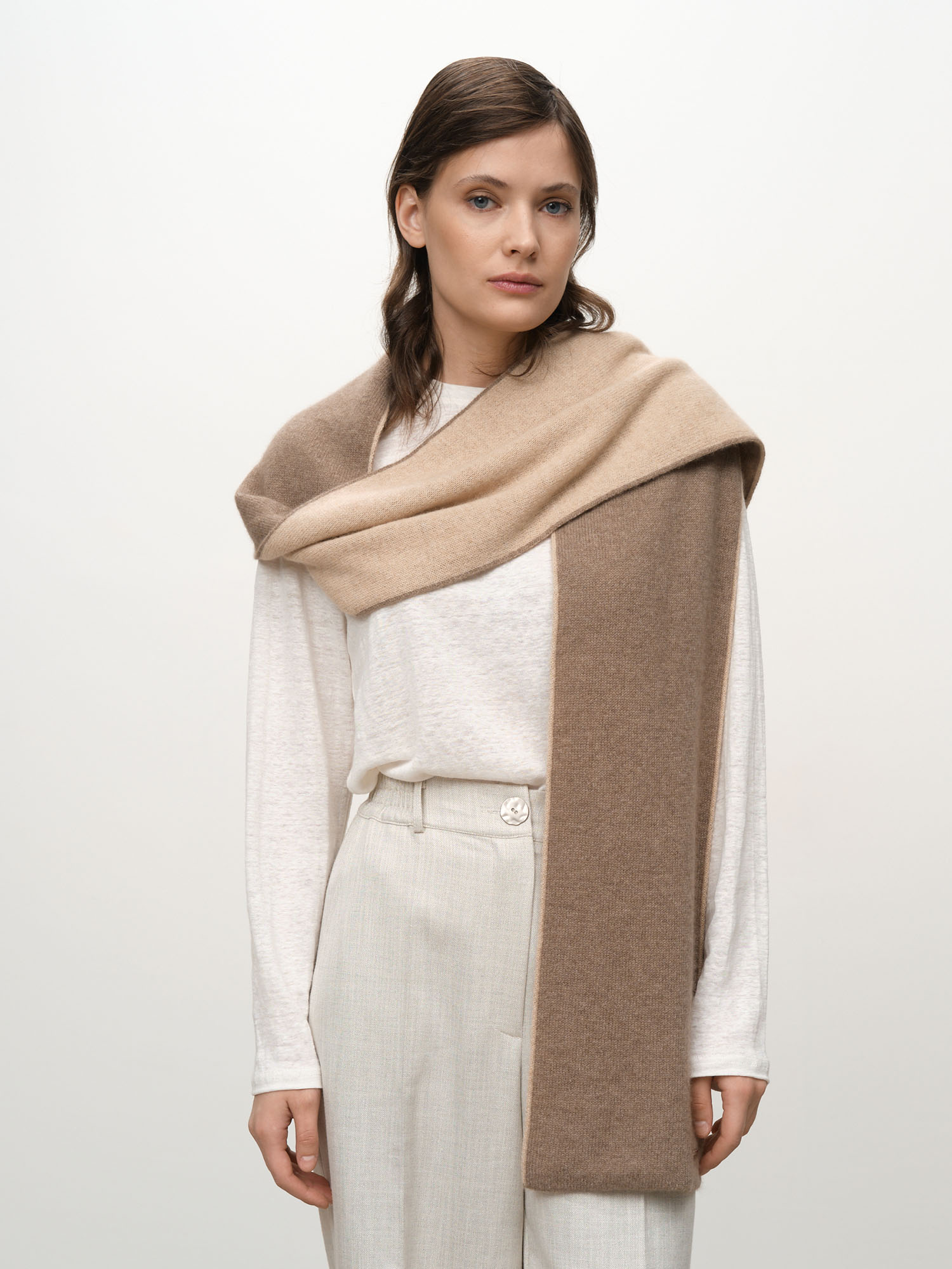 шарф из кашемира