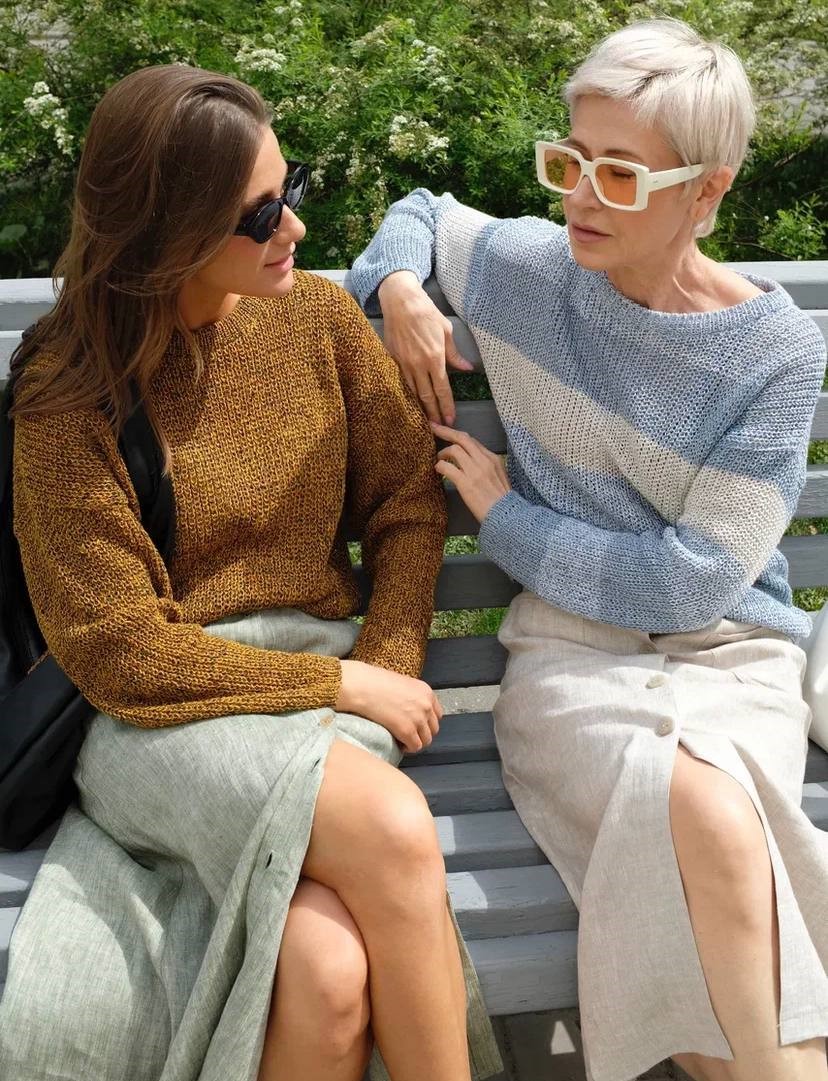 вязаные свитеры