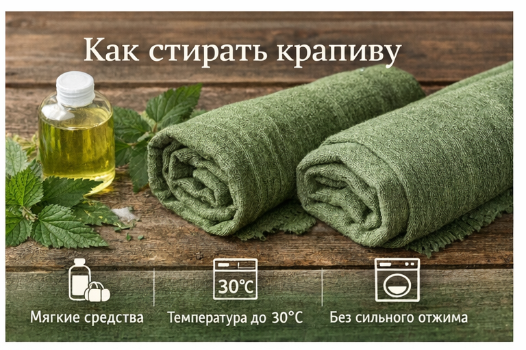 как стирать крапиву