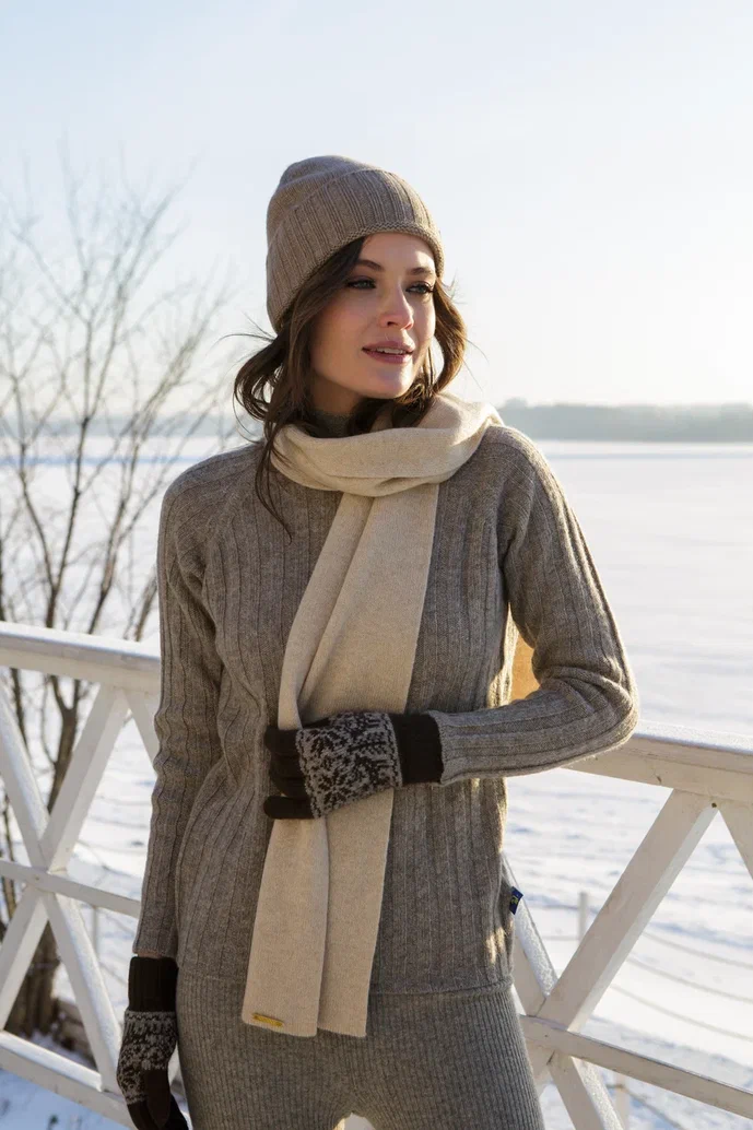 как выбрать шарф и шапку