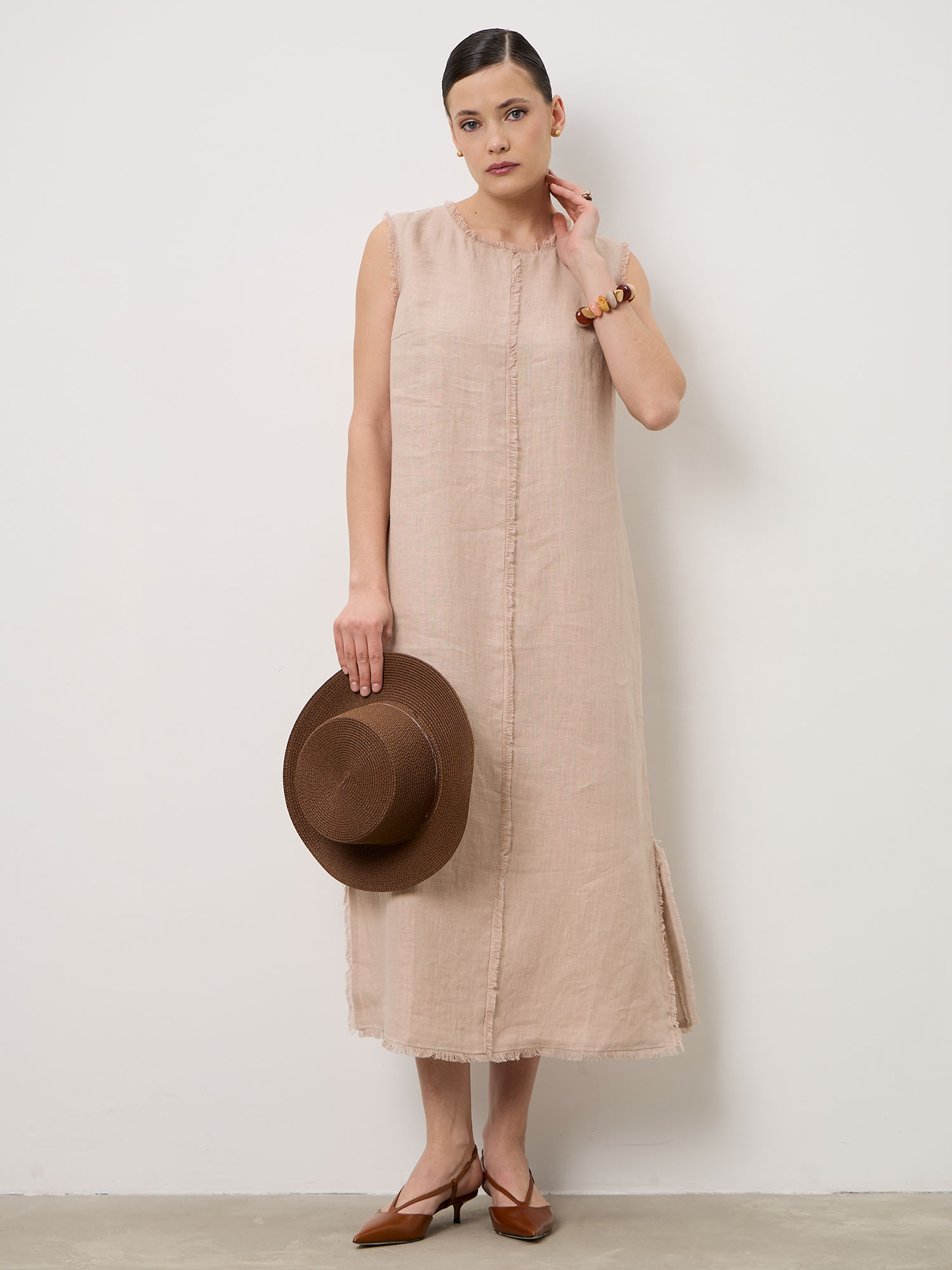 льняные платья