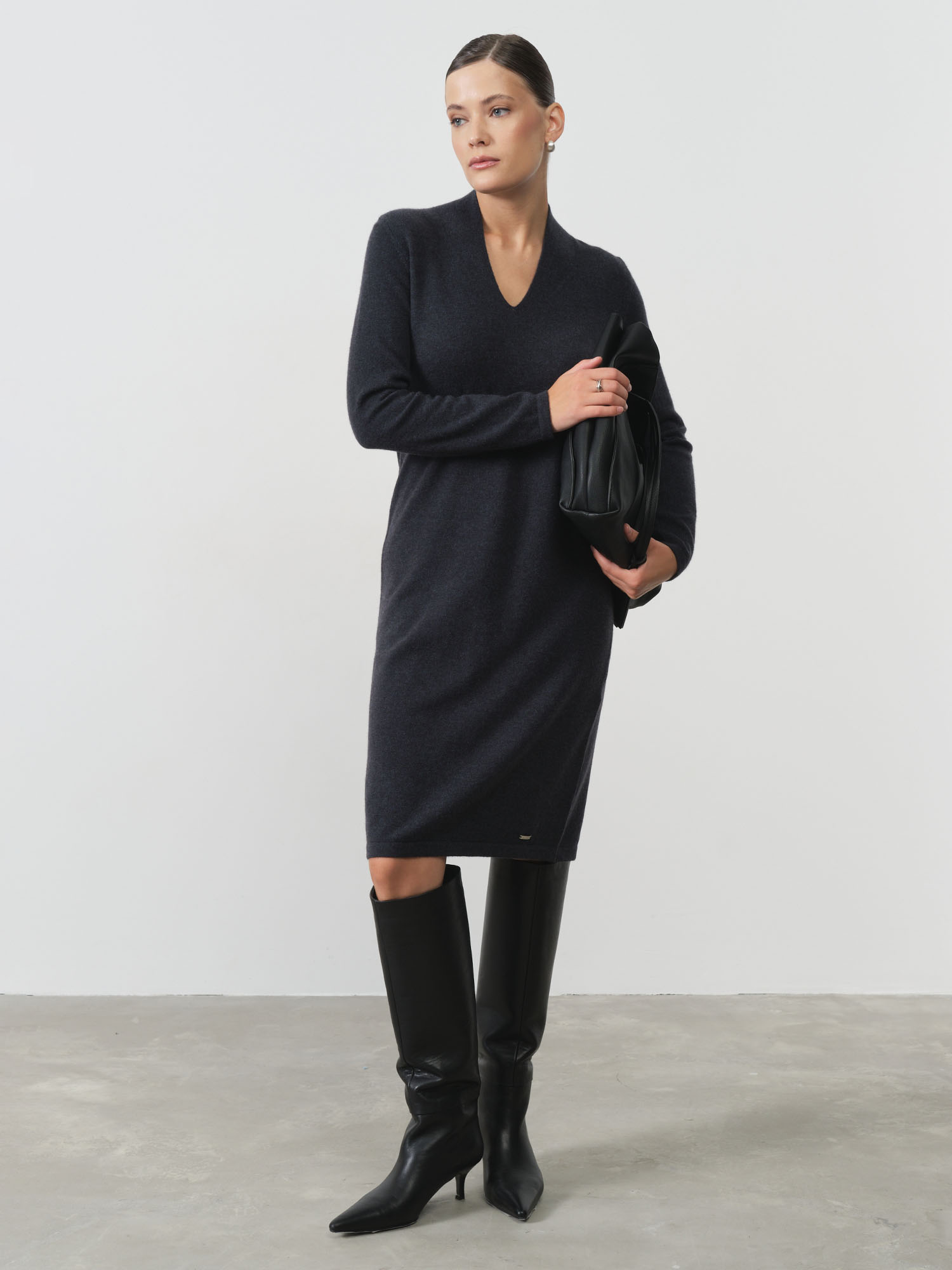 платье из натурального кашемира