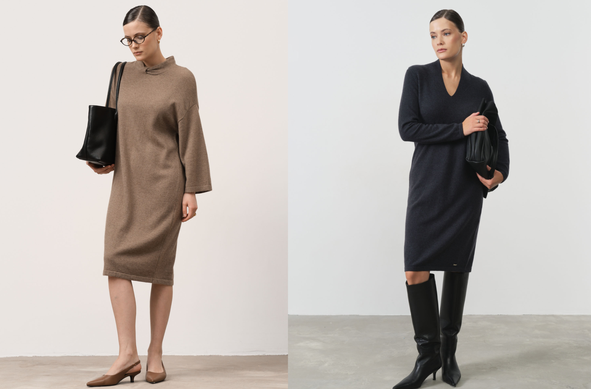 платья из кашемира